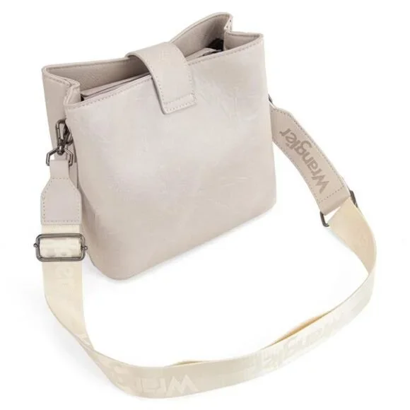 SOLD OUT! Wrangler Vintage Crossbody Purse, Adjustable Strap, 4 Compartments - Picture 2 of 5